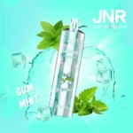 JNR Shisha 12000 puffs in gum mint flavor with sleek design and vibrant packaging