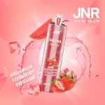 Vape jetable JNR Shisha Hookah Watermelon Strawberry Bubblegum avec des saveurs fruitées et sucrées de pastèque, fraise et chewing-gum, capacité de 12000 Puffs.