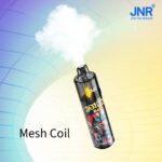 JNR Joker 24K disposable vape with advanced mesh coil technology, producing thick vapor and enhanced flavor.