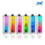 Gamme JNR Shisha Hookah Max avec 22000 Puffs, saveurs Peach Ice, Ladykilla, Cherry Watermelon Freeze, et plus.