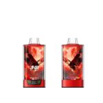 JNR Falcon Pro 28K Cherry Berry vape featuring a red eagle-themed design and digital puff counter display