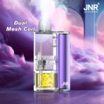 JNR Aurora 30K pod system with dual mesh coil delivering smooth and flavorful vapor.